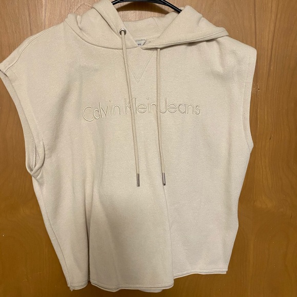 Calvin Klein Sleeveless Hoodie Size XS - Picture 3 of 5